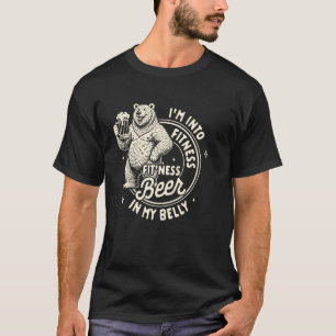 Camiseta Amante da Cerveja Beber Eu Estou em Forma Cerveja