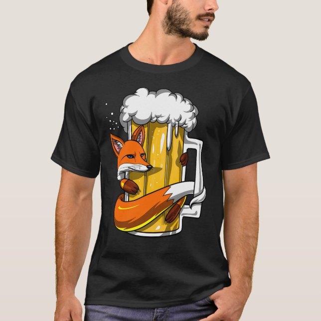 Camiseta Amante da Cerveja Raposa (Frente)
