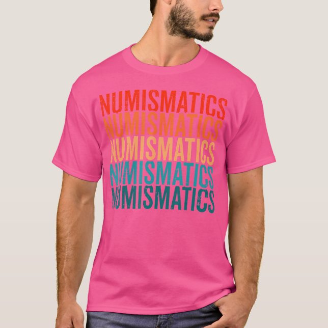 Camiseta Amante da Coleta de Moedas Numismática (Frente)
