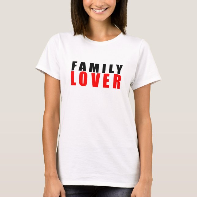 Camiseta Amante da família (Frente)
