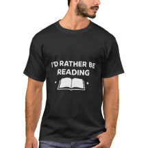 Amante da Leitura Divertida Eu Preferiria Estar Le