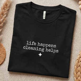 Camiseta Amante da Limpeza Divertida Casa Simples