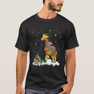 Camiseta Amante da Luz do Natal da Preguiça do Papai Noel M