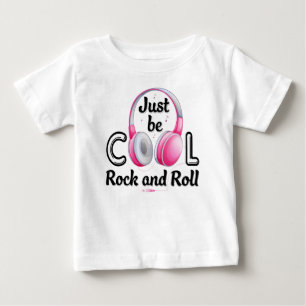 Camiseta Amante da Música Apenas Seja Legal Rock and Roll