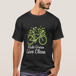 Camiseta Amante da Natureza Ação Climática Vá Verde Viva Li