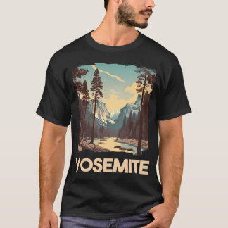 Camiseta Amante da Natureza do Parque Nacional de Yosemite 