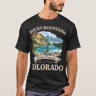 Camiseta Amante da Natureza Viajando pelas Montanhas Rochos