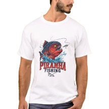 Amante da Pesca de Piranha – Design de Pescador Fe