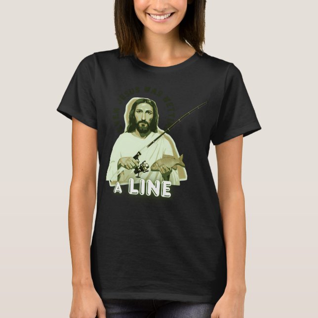 Camiseta Amante da Pesca Jesus (Frente)
