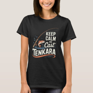 Camiseta Amante da Pesca Tenkara Pescador de Linha Fixa