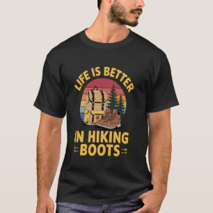 Camiseta Amante da Trilha de Mochila Acampamento Trilha  1
