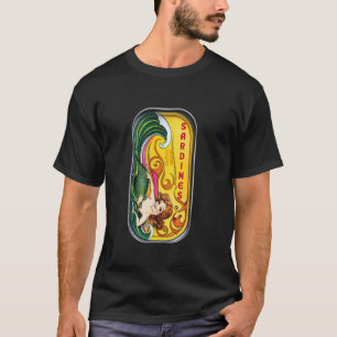 Camiseta Amante das Sardinhas, Amante do Peixe em Lata