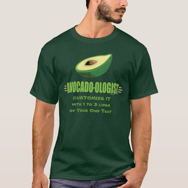 Camiseta Amante de Abacate Divertido (Frente)