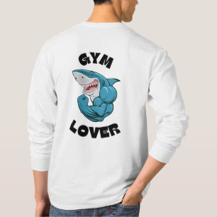 Camiseta Amante de Academia Tubarão
