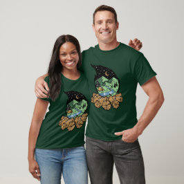 Camiseta Amante de Acampamento Aventura ao Ar Livre Estétic