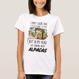 Camiseta Amante de Alpaca Engraçado