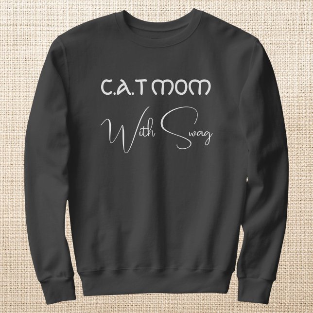 Camiseta Amante de Animais de Estimação Script Branco Gata  (Criador carregado)
