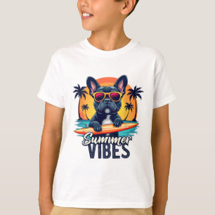 Camiseta Amante de Animais de Estimação Vibrações de Verão,