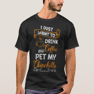 Camiseta Amante de Animais Roedores Chinchila Engraçado fof