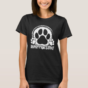 Camiseta Amante de Animais Veterinário Design Cachorro Pata