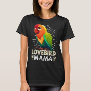 Camiseta Amante de Ave Mãe Ama de Pássaros Papagaio Mulhere