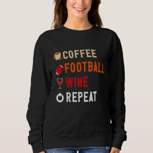 Camiseta Amante de Bebidas Engraçado Café, Futebol, Vinho R