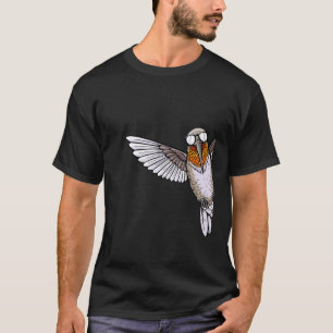 Camiseta Amante de Beija-flor Homens Observação de Aves Bei