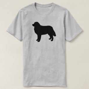 Camiseta Amante de Berner da silhueta do cão de montanha de
