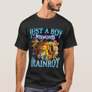 Camiseta Amante de Brainrot Italiano Fofo Meme Internet