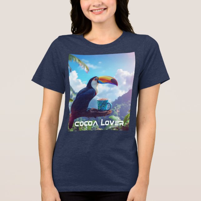 CAMISETA AMANTE DE CACAU - TOUCAN (Frente)