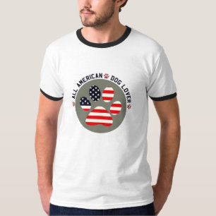 Camiseta amante de cachorro americano