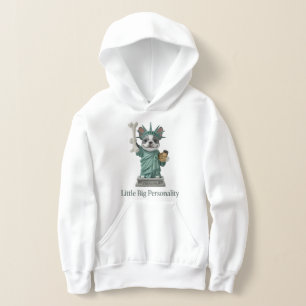 Camiseta Amante de Cachorro Bulldog Francês Estátua da Libe