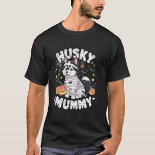 Camiseta Amante de Cachorro Husky Frio Roupa de Halloween P