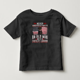 Camiseta Amante de Cachorro Nunca Subestime o Velho Labra
