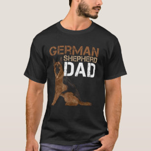 Camiseta Amante de Cachorro Pastor Alemão Pai