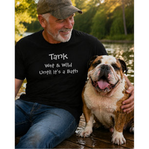 Camiseta Amante de Cachorro Personalizado   Molhado e Selva