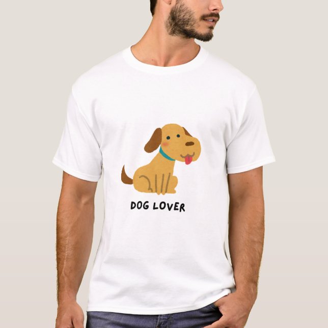 Camiseta AMANTE DE CÃES (Frente)