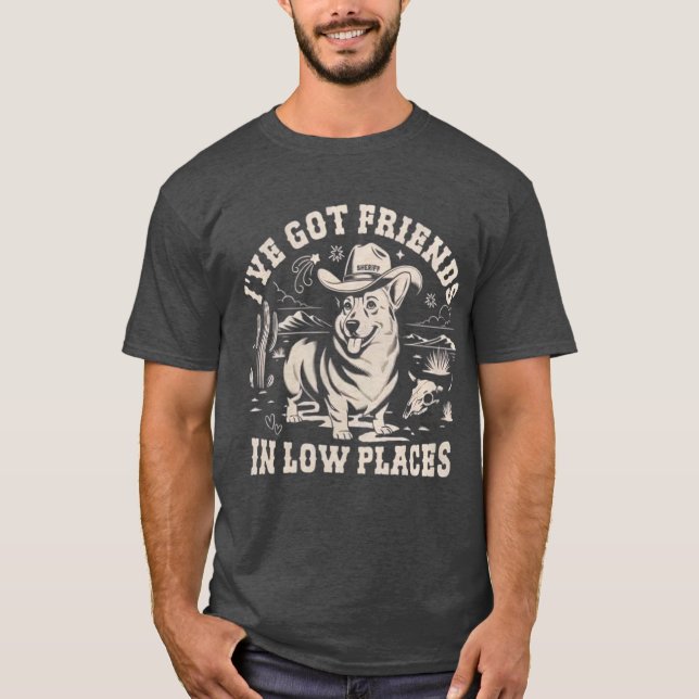 Camiseta – Amante de Cães Engraçados CORGI (Frente)