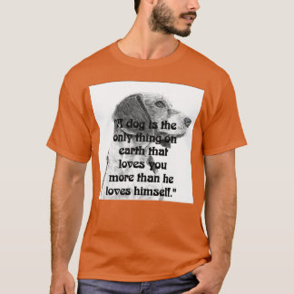 Camiseta Amante de cães nos mostrando o que realmente signi