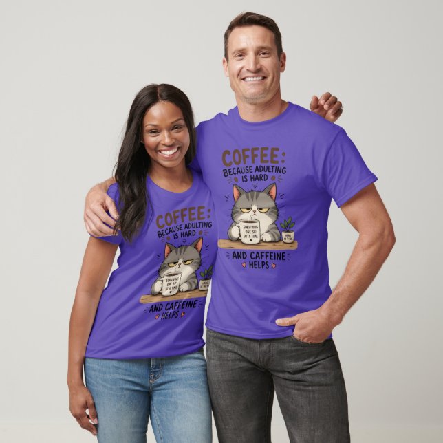 Camiseta Amante de café (Unissex)