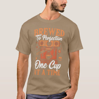 Camiseta Amante de Café Home Caf Grãos de Café Home Barista