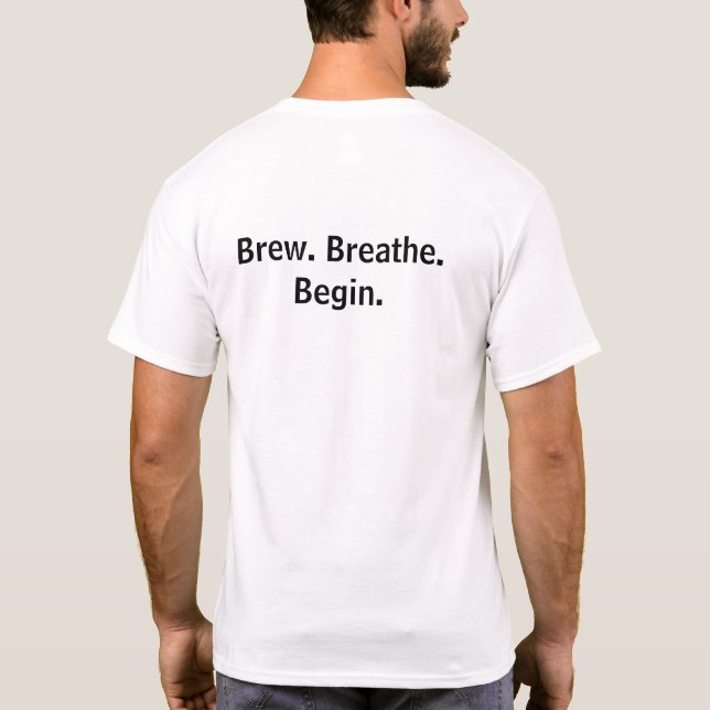 Camiseta Amante de Café | Minimalista de Café  (Verso)
