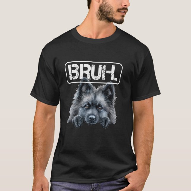 Camiseta Amante de Cão Engraçado Keeshond (Frente)