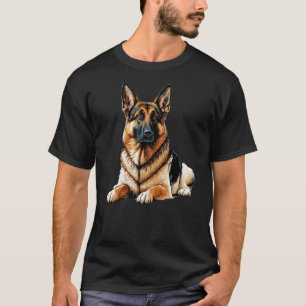 Camiseta amante de cão pastor alemão Pet_4