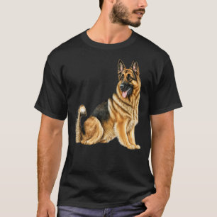 Camiseta amante de cão pastor alemão Pet_9