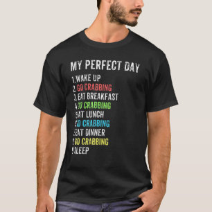 Camiseta Amante de Caranguejo Pescaria Caranguejos Azuis Fr
