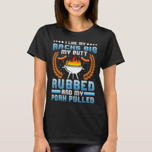 Camiseta Amante de Carne Eu Gosto dos Meus Racks Grandes de