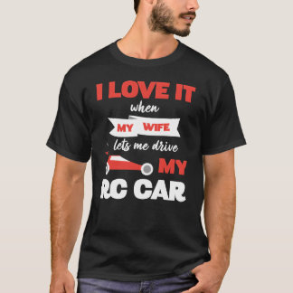 Camiseta Amante de Carro RC engraçado vintage