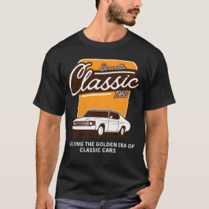 Camiseta Amante de Carros Clássicos Desenho Retro 1960 amig