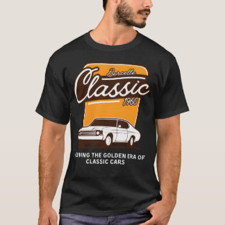 Camiseta Amante de Carros Clássicos Desenho Retro 1960 amig
